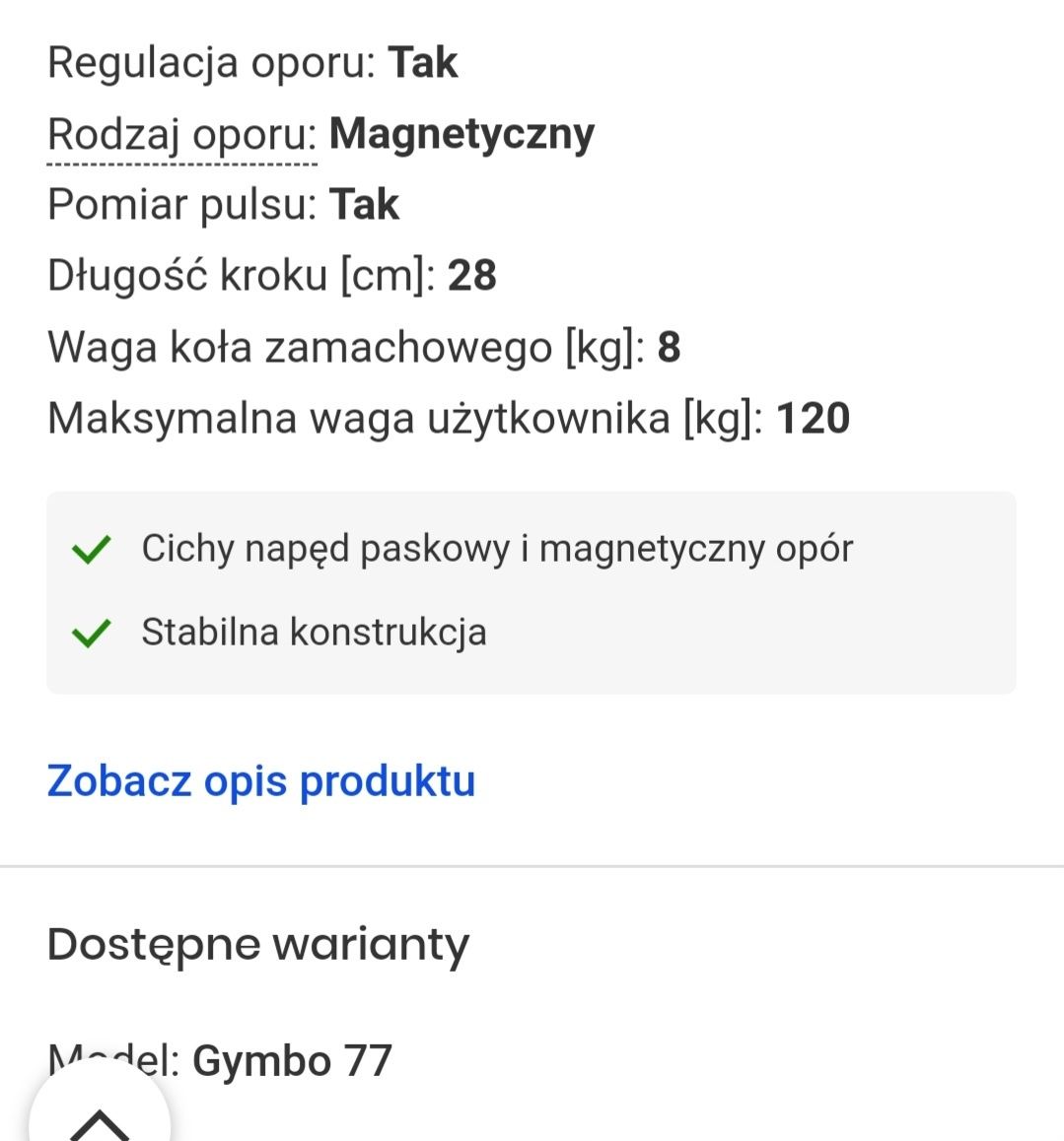 Orbitrek mało uzywany