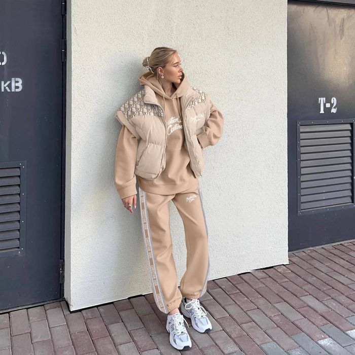 Трійка діор костюм утеплений фліс