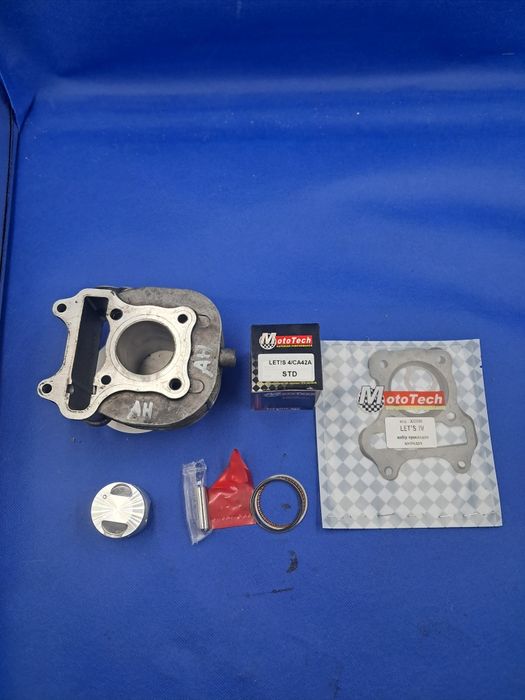 Поршневая ЦПГ SUZUKІ LETS 4/5 AD 50-4t (Оригинал никосиль)