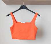 Crop top S 36 Terranova pomarańczowy
