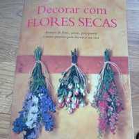 vendo livro decorar com flores secas