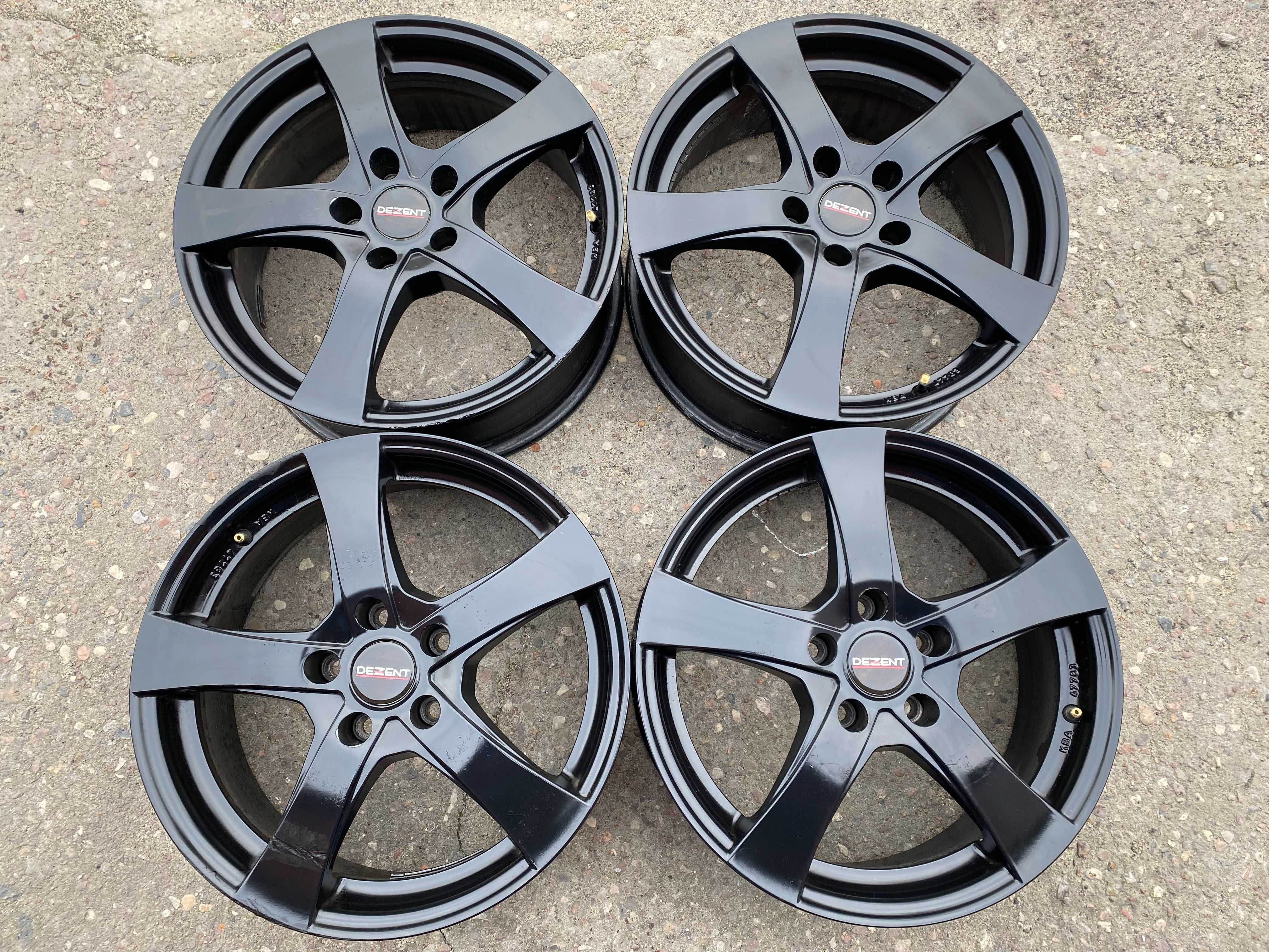 ALUFELGI DEZENT czarne AUDI VW Skoda Seat 7jx17 cali ET45 5x112 !