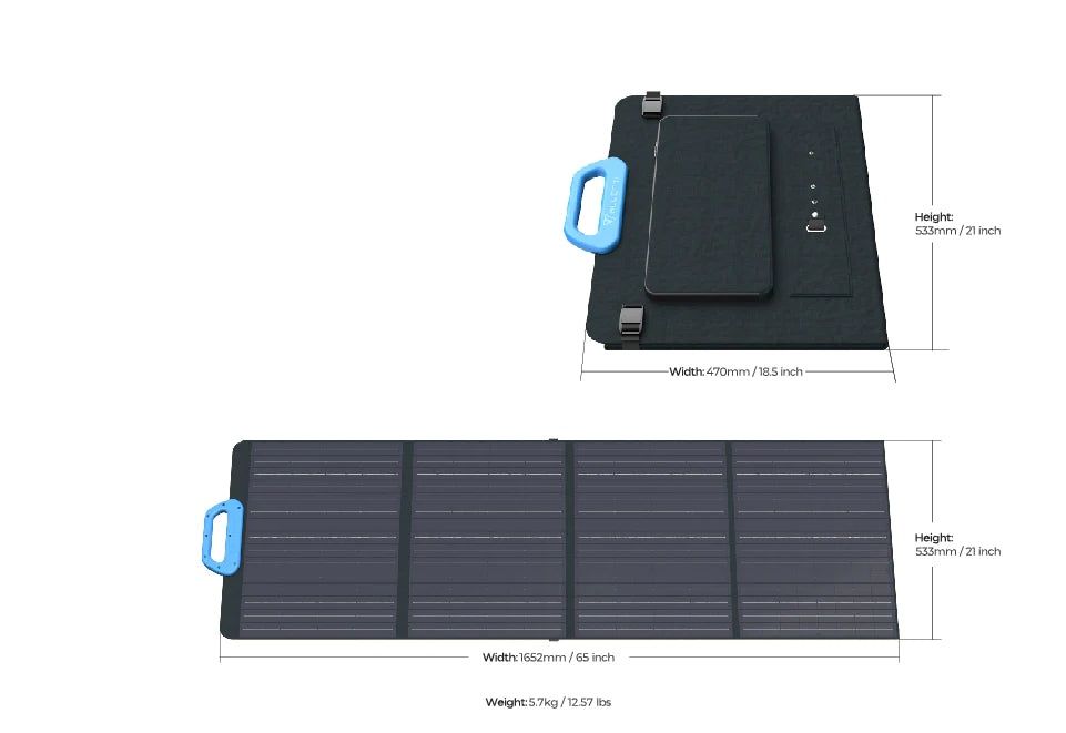 Сонячна панель Bluetti PV120, 120вт.
