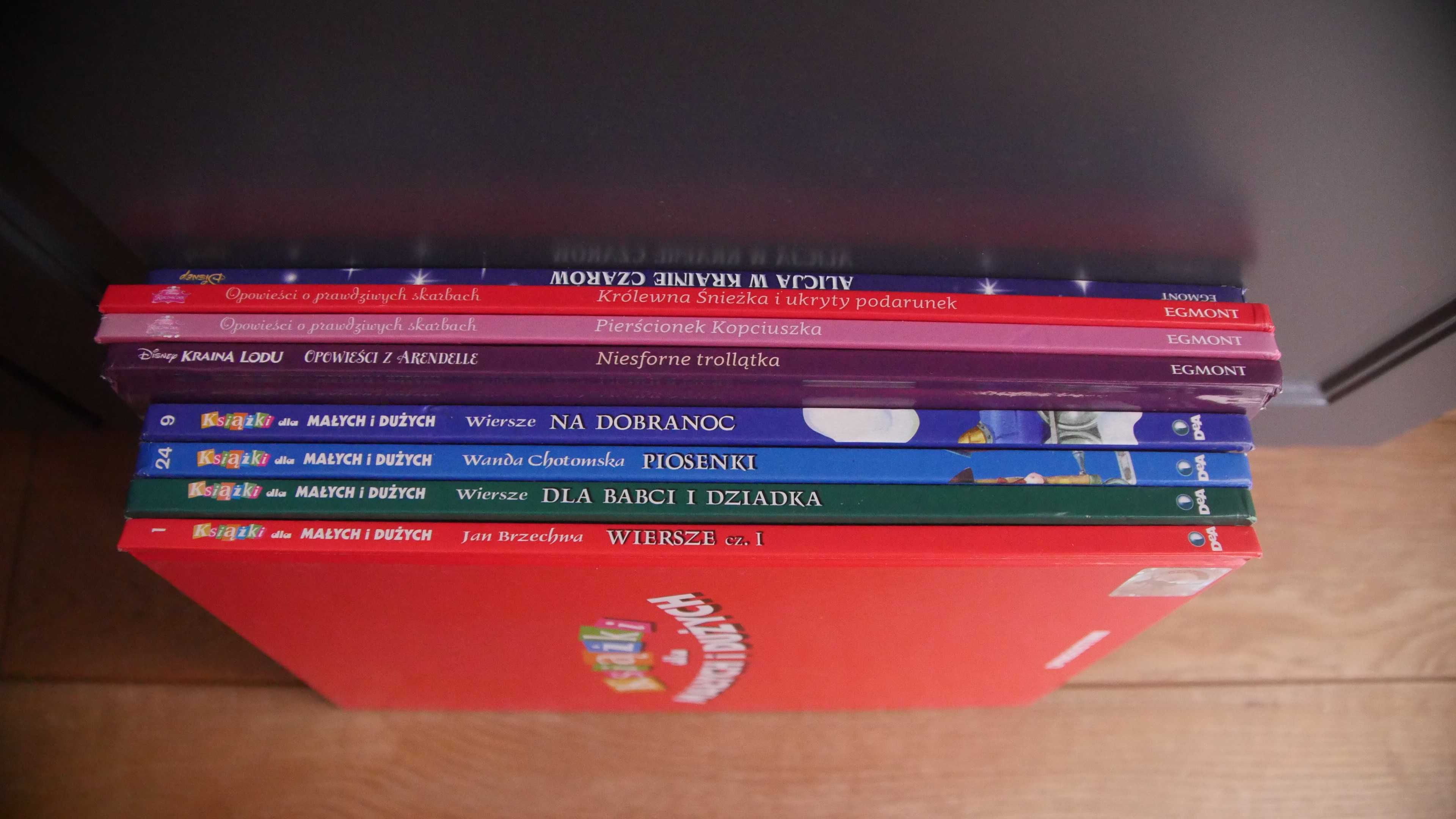 Książki dla Małych i Dużych Kraina Lodu Królewna Śnieżka Disney 8 szt.