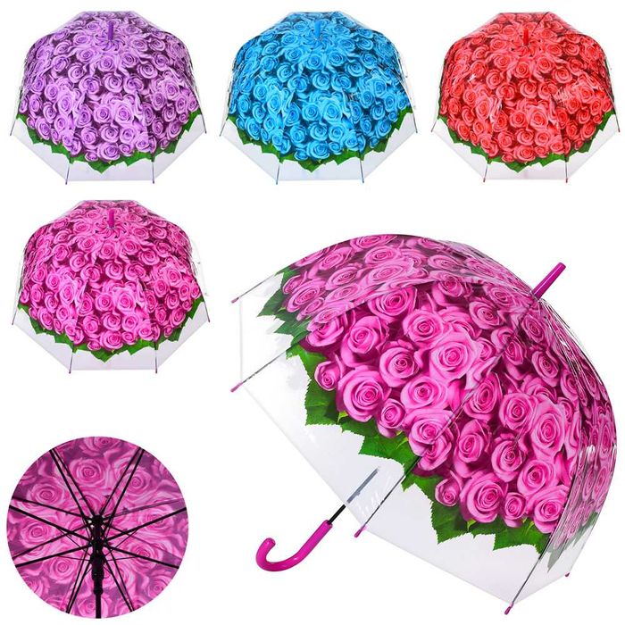 Зонт зонтик трость детский прозрачный и обычный