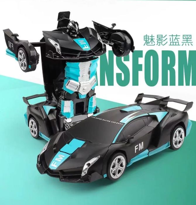 Auto robot transformacja  sterowany dla chłopca