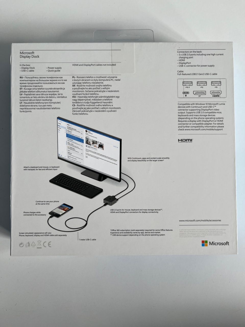 Nowa stacja dokująca MICROSOFT DISPLAY DOCK HD-500