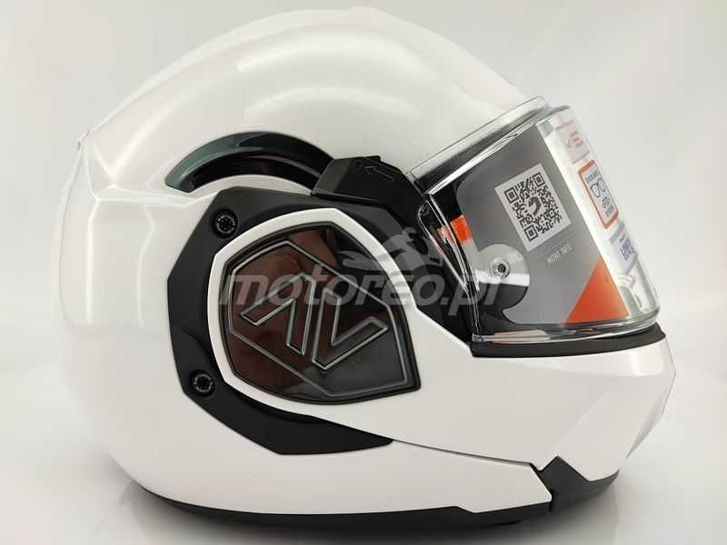 WYPRZEDAŻ Kask Szczękowy Blenda LS2 FF906 ADVANT Biały Połysk