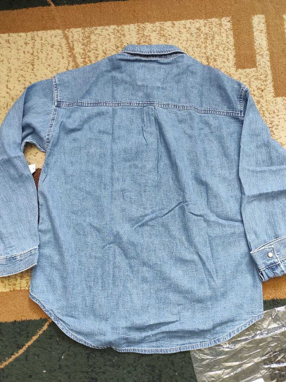 GAP сорочка джинс джинсовая джинсова рубашка teen oversize 12-14 р