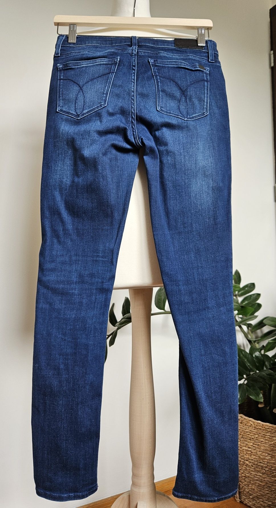 Calvin Klein Jeans, skinny jeans, klasyczne jeansy, rozmiar S,