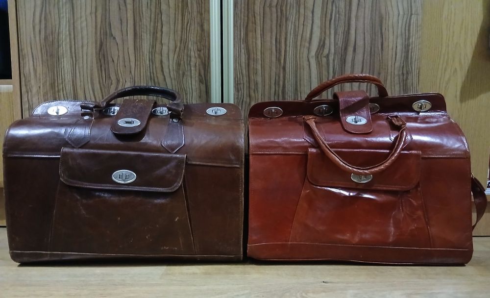 Сумка дорожня шкіряна