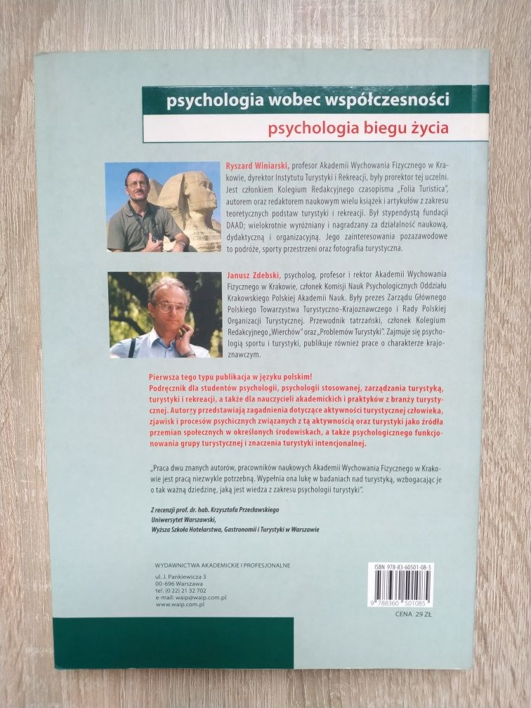 Ryszard Winiarski, Janusz Zdebski "Psychologia turystyki"