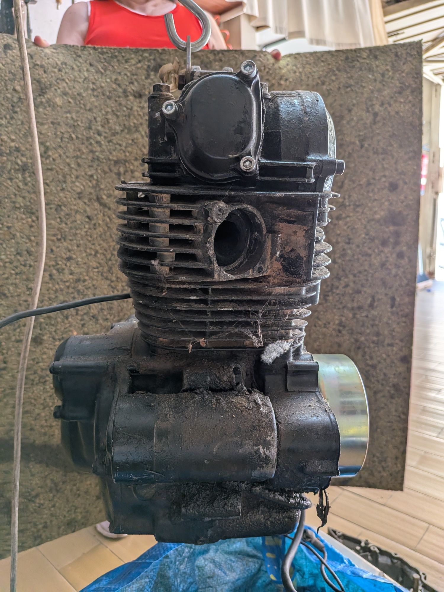 Reservado Yamaha tw 125 motor e parte elétrica