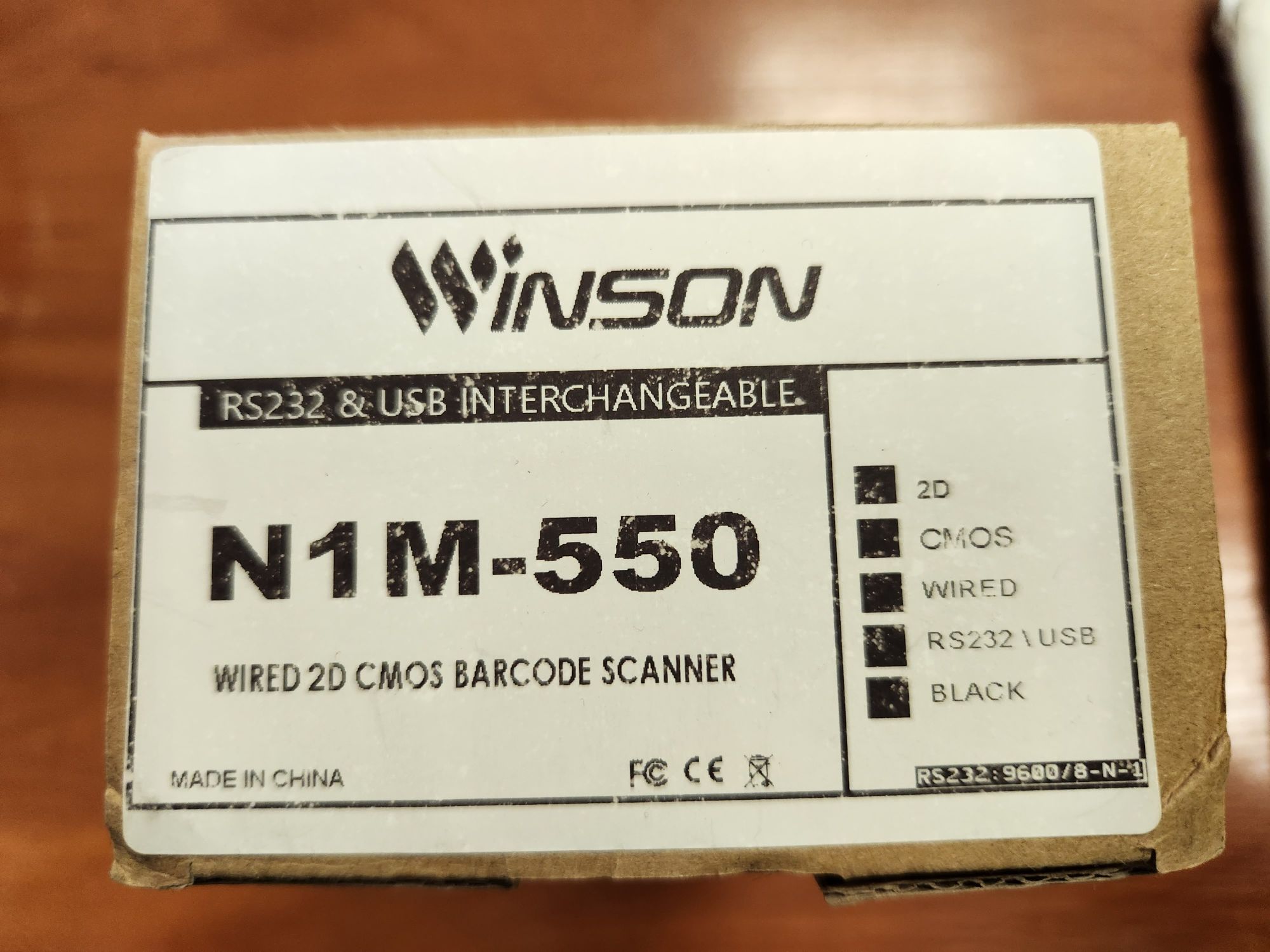 Сканер штрихкодів WINSON N1M-550 CMOS 2D USB