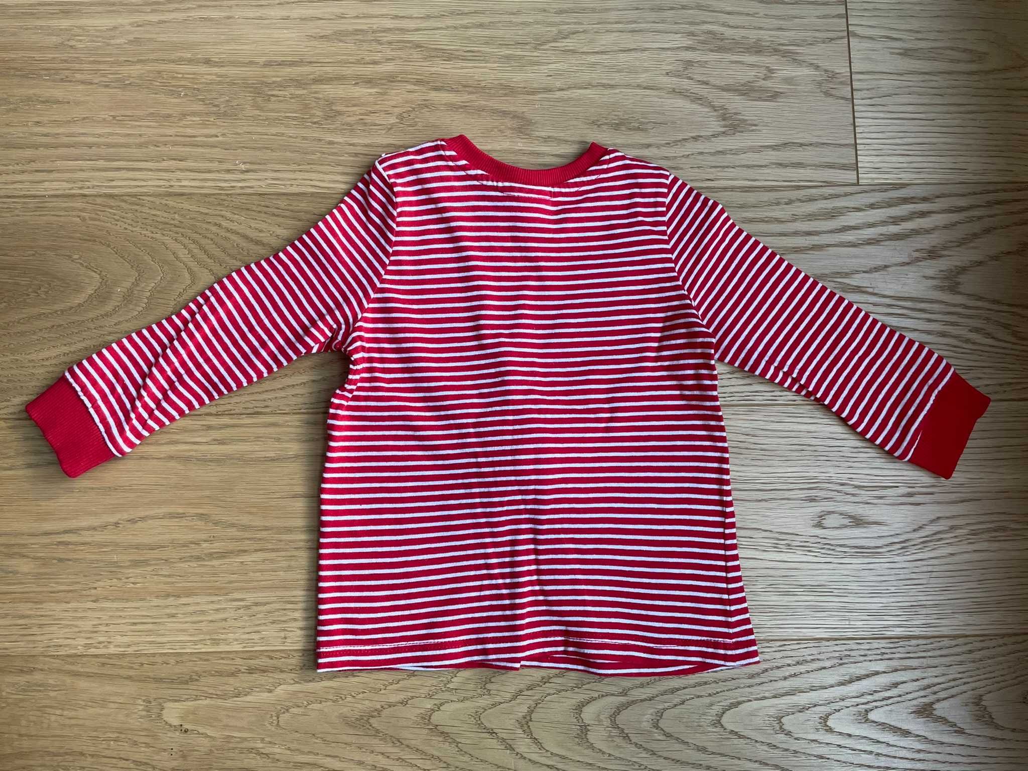 Świąteczna koszulka niemowlęca So Cute (biało-czerwona, 80 cm)