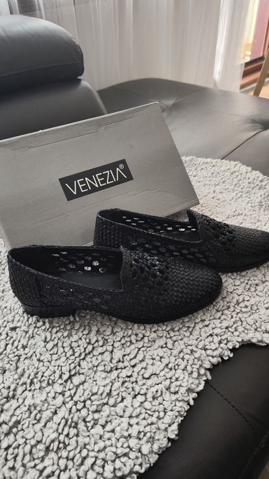 Skórzane lordsy Venezia