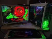 Komputer i5 7400 GTX 1650 PC NVIDIA AMD Gaming RGB do gier