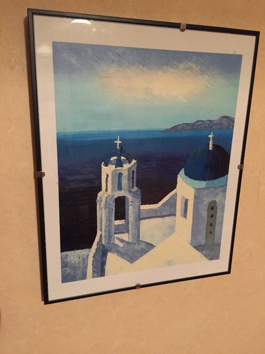 Santorini, olej.