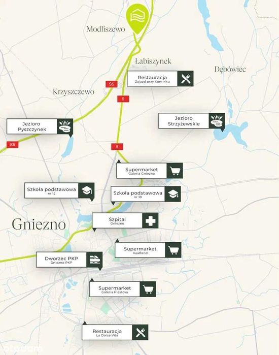 Dom w zabudowie dwu-lokalowej na osiedlu nad Strugą Gniezno |rolety| 4