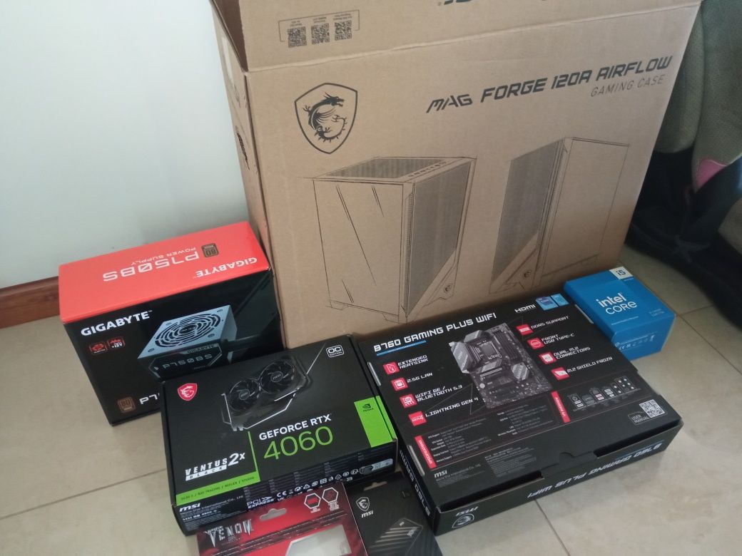 Komputer gamingowy i5 14gen DDR 5 B760 wi fi