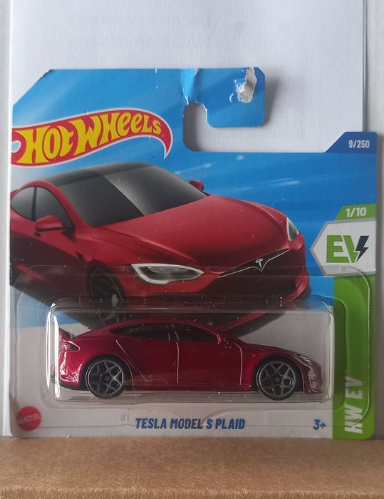 Tesla model S plaid hot wheels