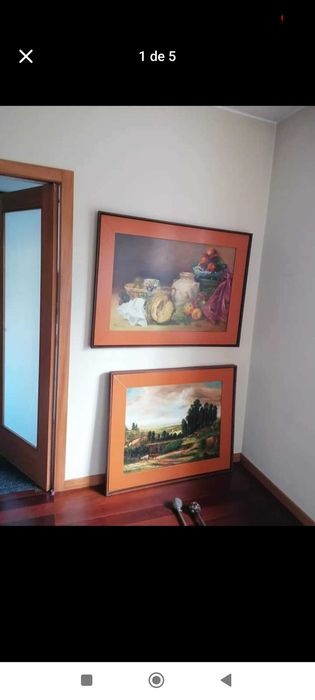 Conjunto de pinturas a óleo