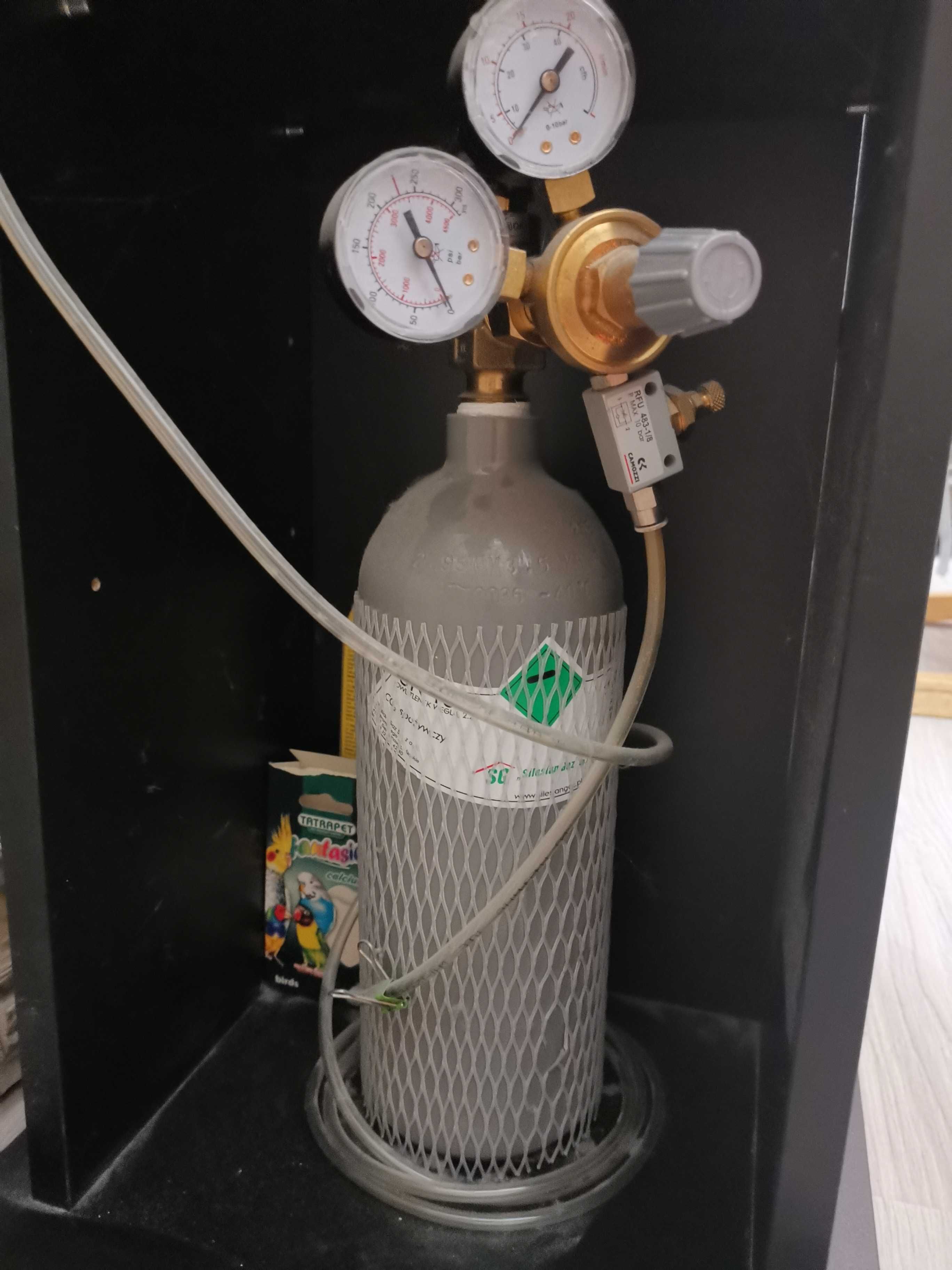 Akwarium AQUAEL 120 l z półką i butla CO2