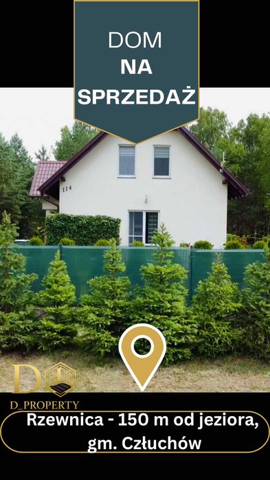 Dom nad jeziorem, całoroczny, nasadzenia, fotowotaika, media, wiata