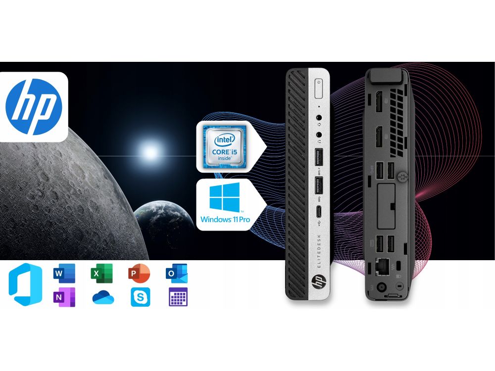HP EliteDesk 800 G4 Mini PC I5 8GEN 16GB DDR4 512GB SSD Win11 Pro