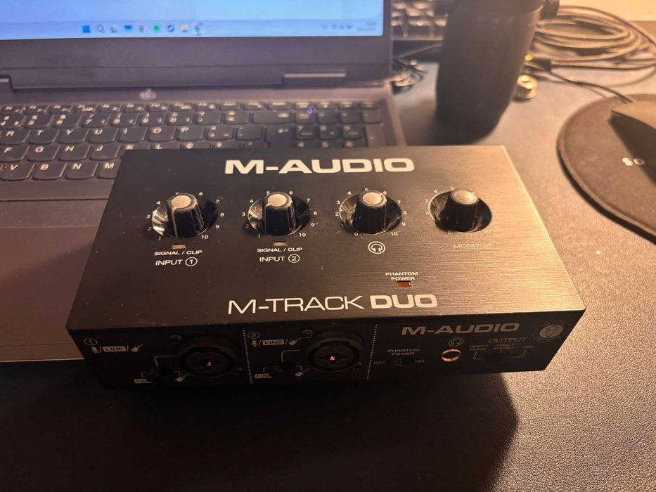 Placa de Som - M-Track Duo (M-Audio)