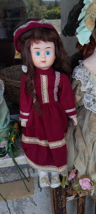 Bonecas antigas de porcelana coleção