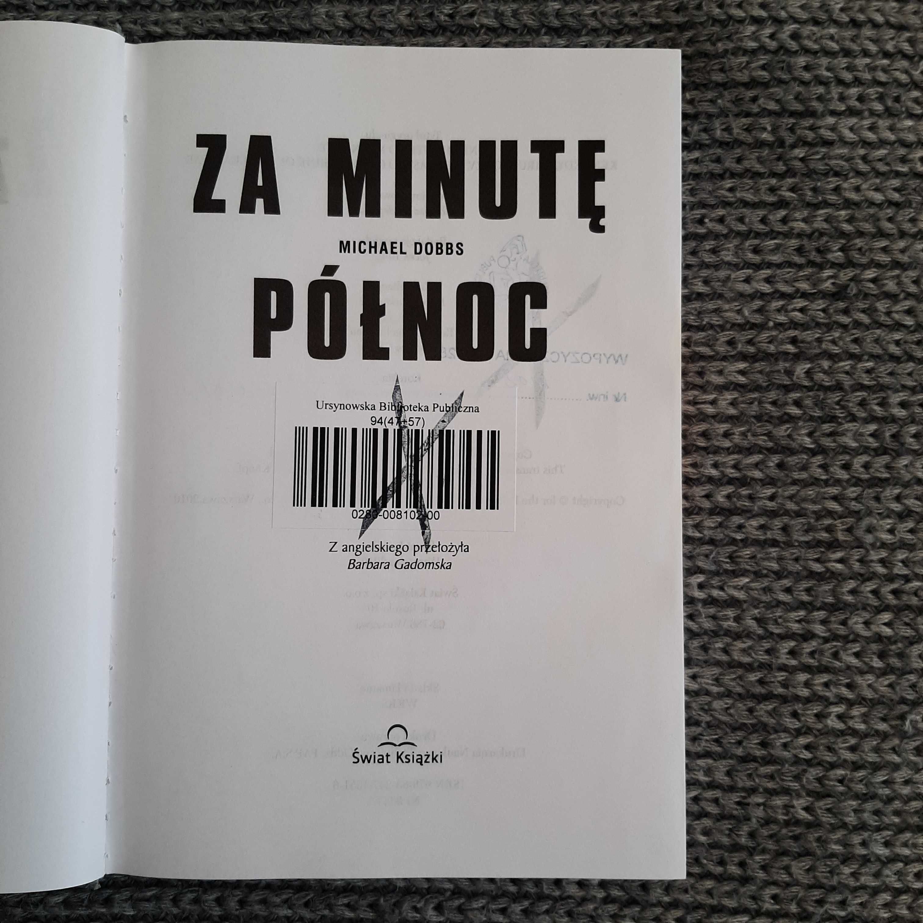 Za Minutę Północ - Michael Dobbs