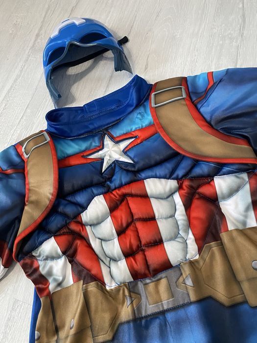 Костюм Капітана Америка 128-134 з маскою