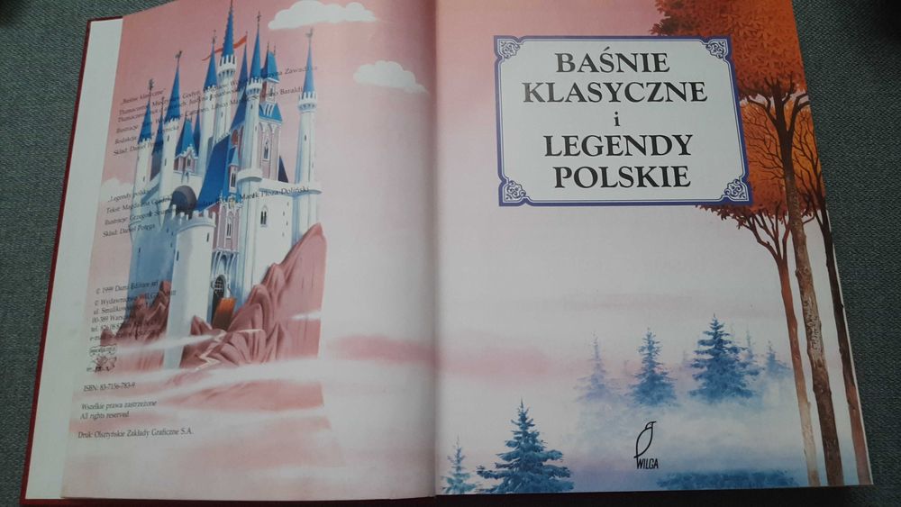 Baśnie klasyczne i legendy polskie Baśnie z całego świata Złota księga