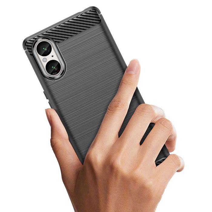 Etui Carbon Case do Sony Xperia 5 V - czarne