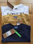 Trzy T-shirty bluzki na krótki rękaw Cocodrillo NOWE z metką
