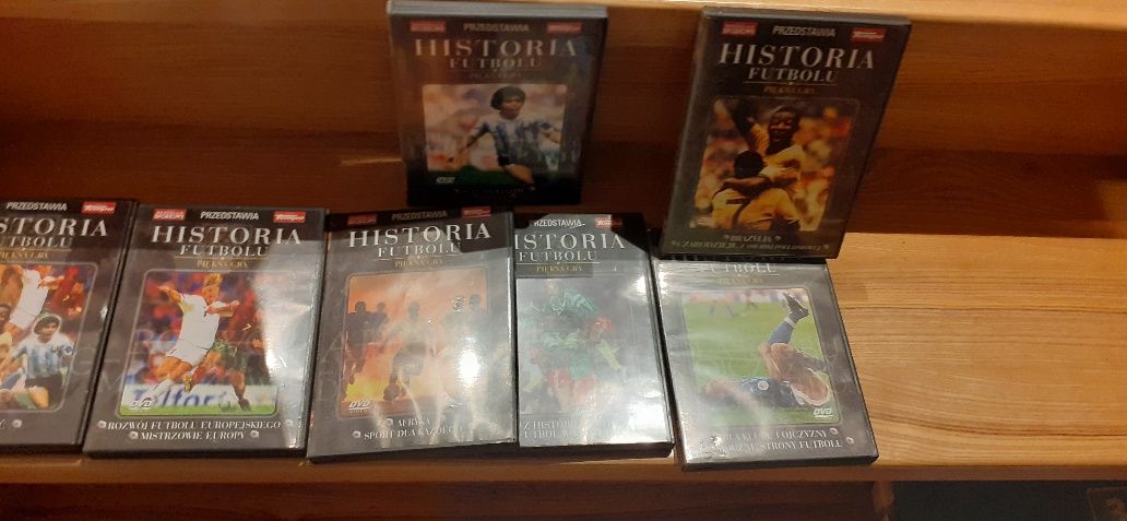 Historia Futbolu 7 płyt DVD piłka nożna piękna gra stan idealny futbol