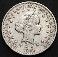 Brazylia 1000 reis 1913 - srebro