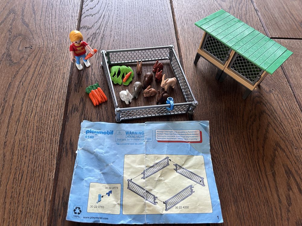 Playmobil Country 6140 Klatka dla królików z wolnym wybiegiem
