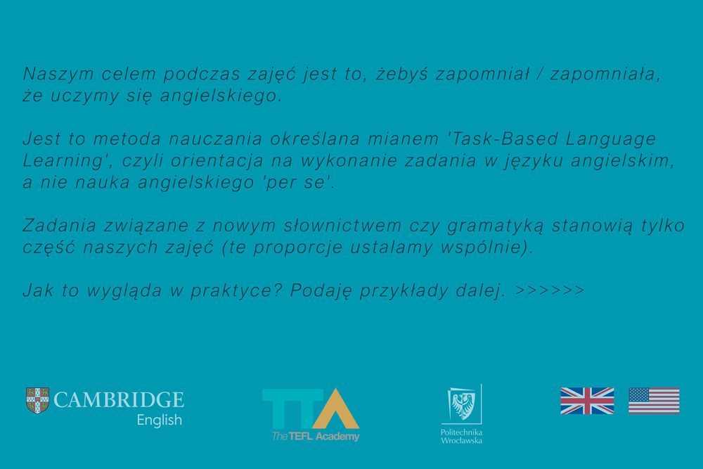 Korepetycje z języka angielskiego / Online / Wrocław / Angielski