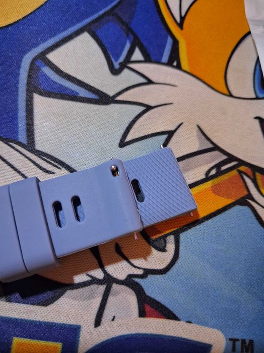 Bracelete de Silicone 20mm – Laranja, Azul ou Branco