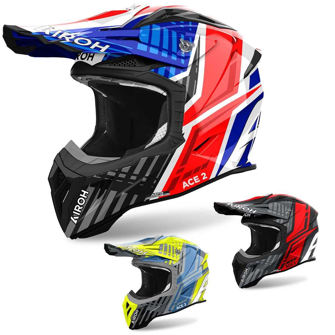 Kask na motocross,enduro,Airoh Aviator Ace 2 nowość 2024 KTM Beta