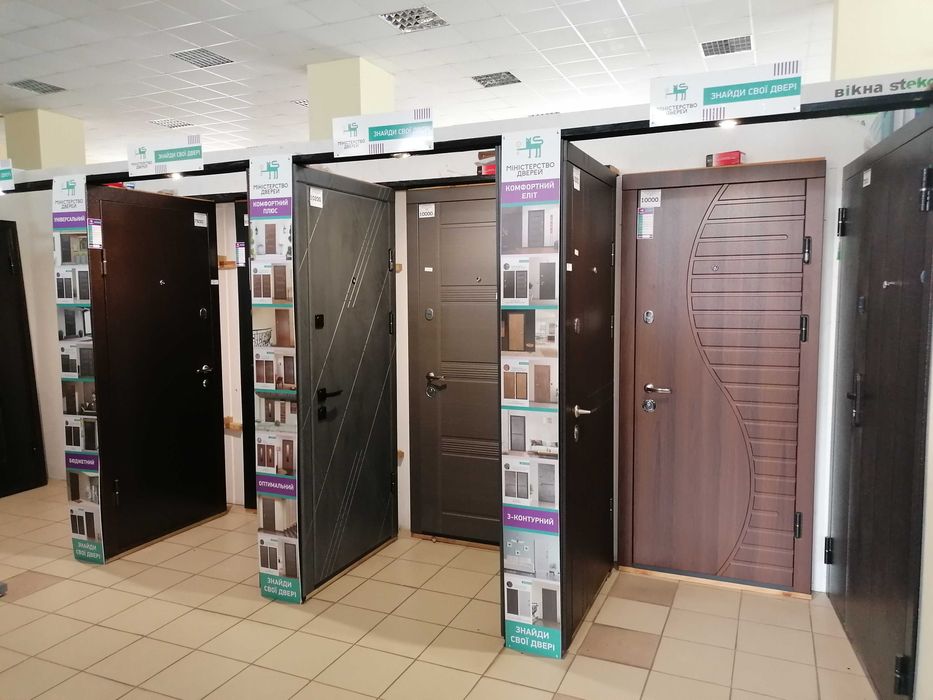 Двері вхідні металеві економ (склад м.Чернігів)