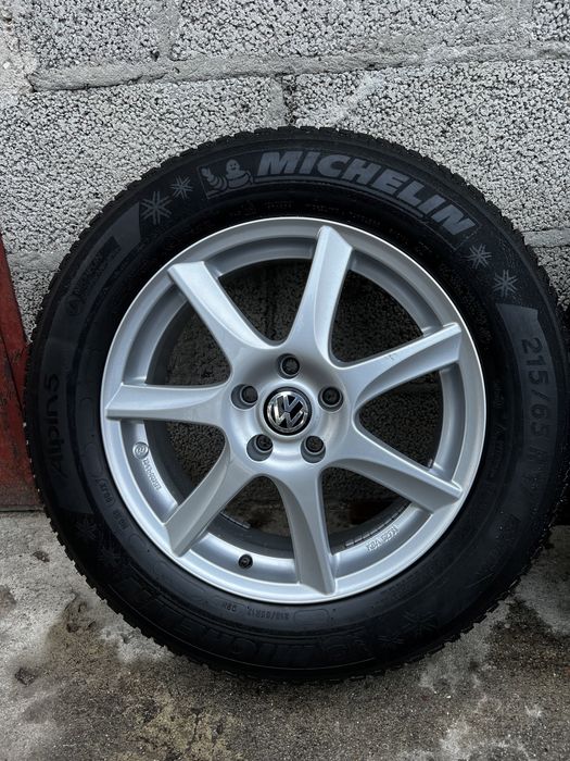 Alufelgi R17 5x112 VW Tiguan Skoda Karoq Opony Zimowe 215/65/17