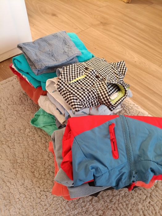 Ciuchy r.86 Buty zimowe r. 22, r.24 Spodnie zimowe