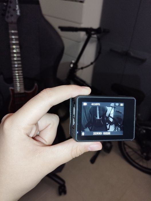 ActionCam 4K + Acessórios + Embalagem