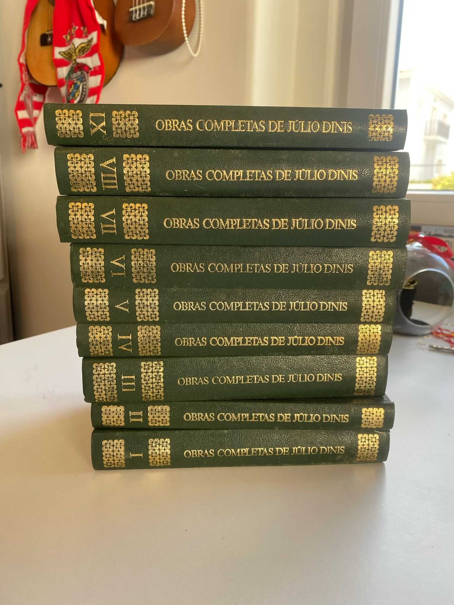 Obras Completas de Júlio Dinis (9 volumes, completa) 1979