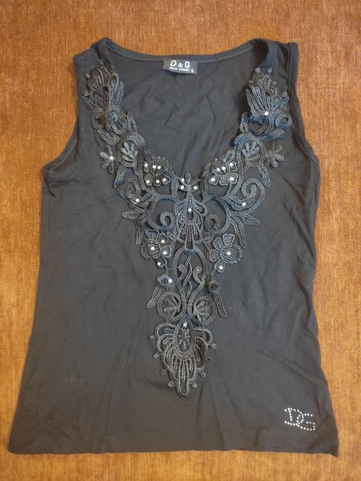 Майка жіноча чорна Dolce Gabbana