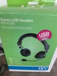 Słuchawki ISY z mikrofonem stereo USB IHS 6100