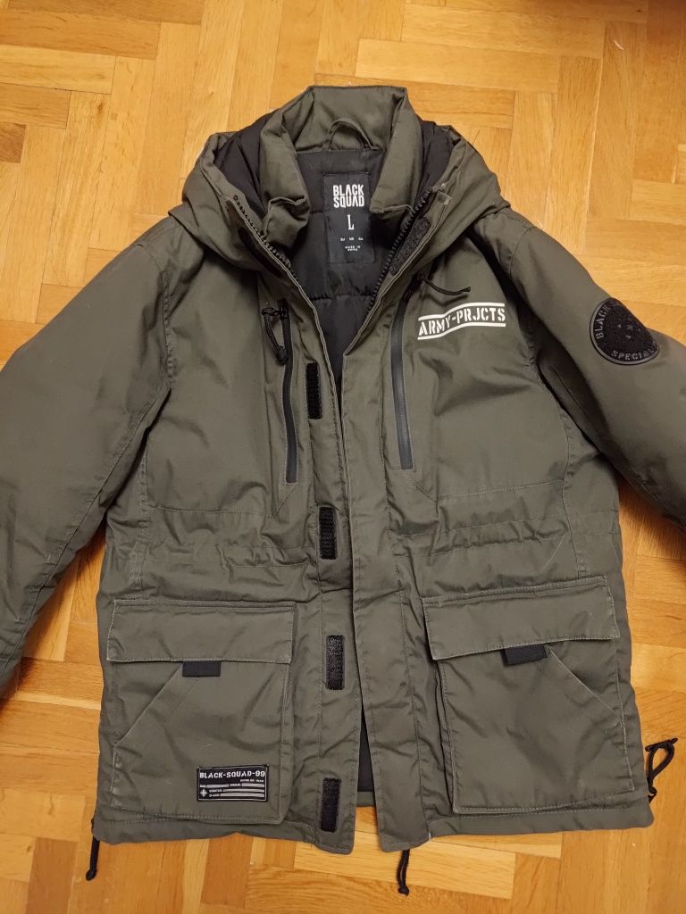 Kurtka zimowa męska Black Squad, L